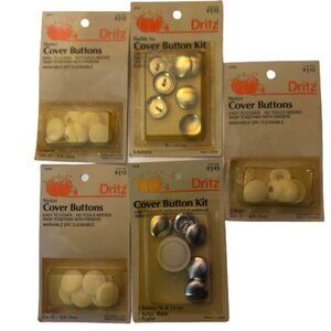 🛒 $5 - 5 packs Dritz Button Covers #2506